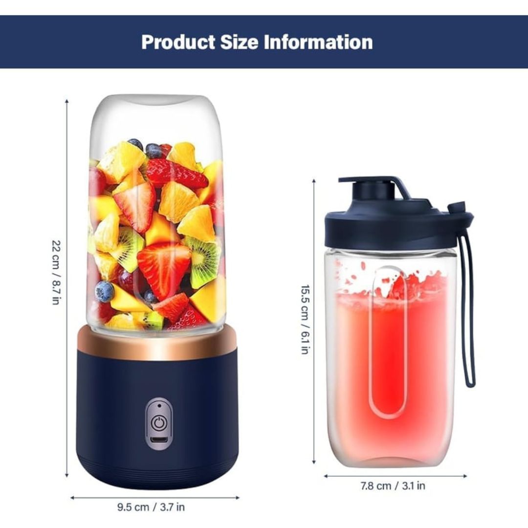 LICUADORA PORTÁTIL DOBLE VASO