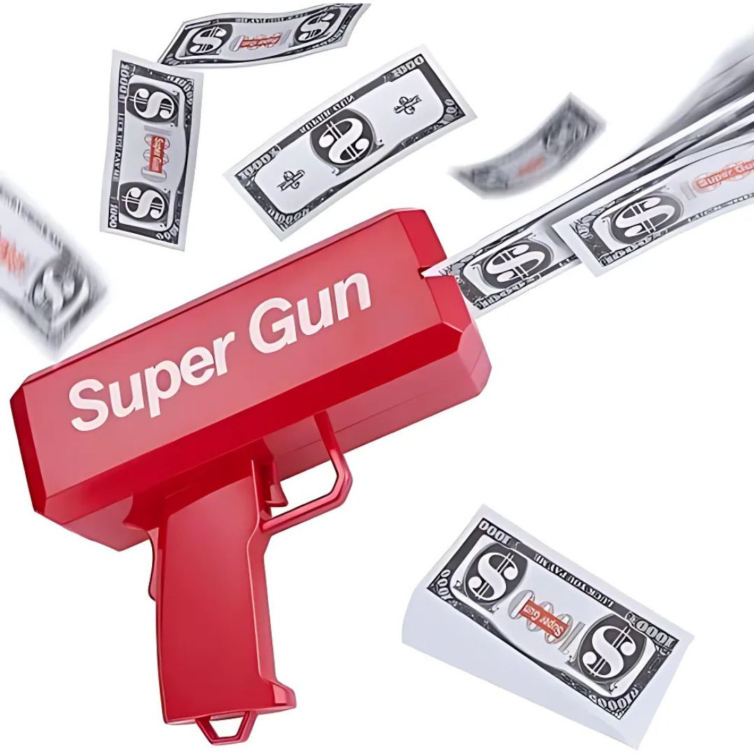 PISTOLA LANZA BILLETES - SUPER GUN