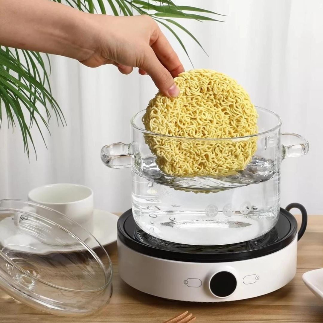 OLLA DE VIDRIO CON TAPA (1.9 Litros)
