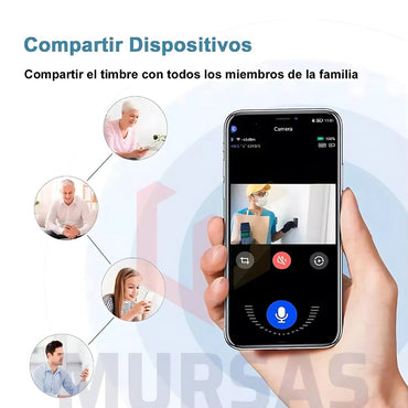 TIMBRE CON CAMARA INALAMBRICA