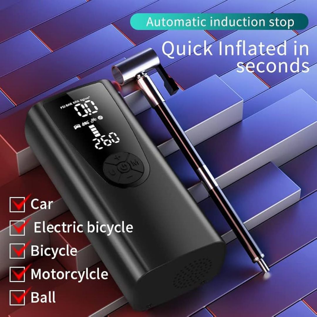 COMPRESOR DE AIRE DIGITAL INALÁMBRICO