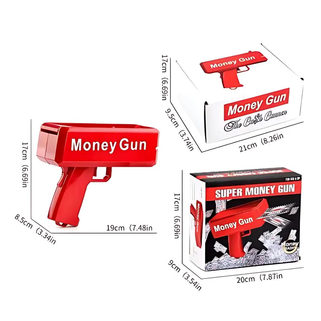 PISTOLA LANZA BILLETES - SUPER GUN