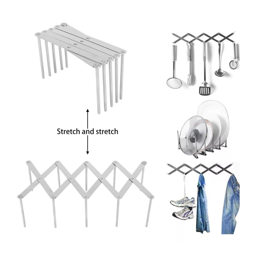 ESCURRIDOR DE PLATOS METALICO PLEGABLE