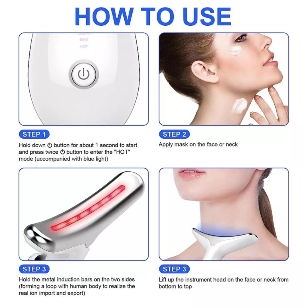 MASAJEADOR FACIAL REDUCTOR DE ARRUGAS