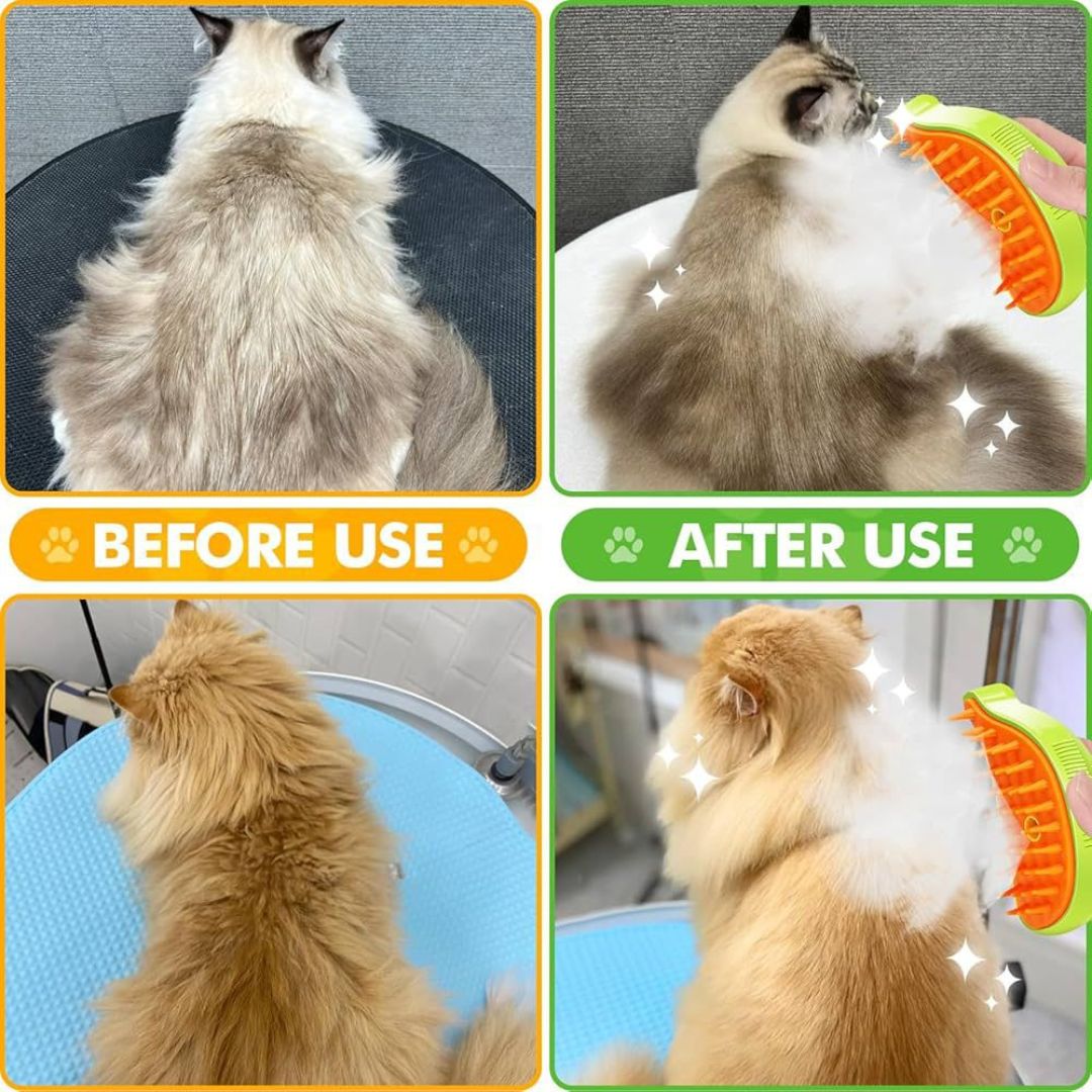 CEPILLO MASCOTAS VAPOR 3 EN 1