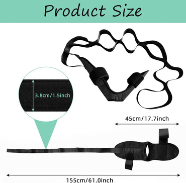 BANDA DE ESTIRAMIENTO DE PIERNAS PARA FISIOTERAPIA YOGA FIT