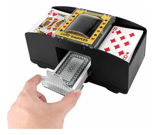 MEZCLADOR AUTOMÁTICO DE CARTAS WEN SHUFFLER – BARJADOR ELÉCTRICO PARA PÓKER Y UNO