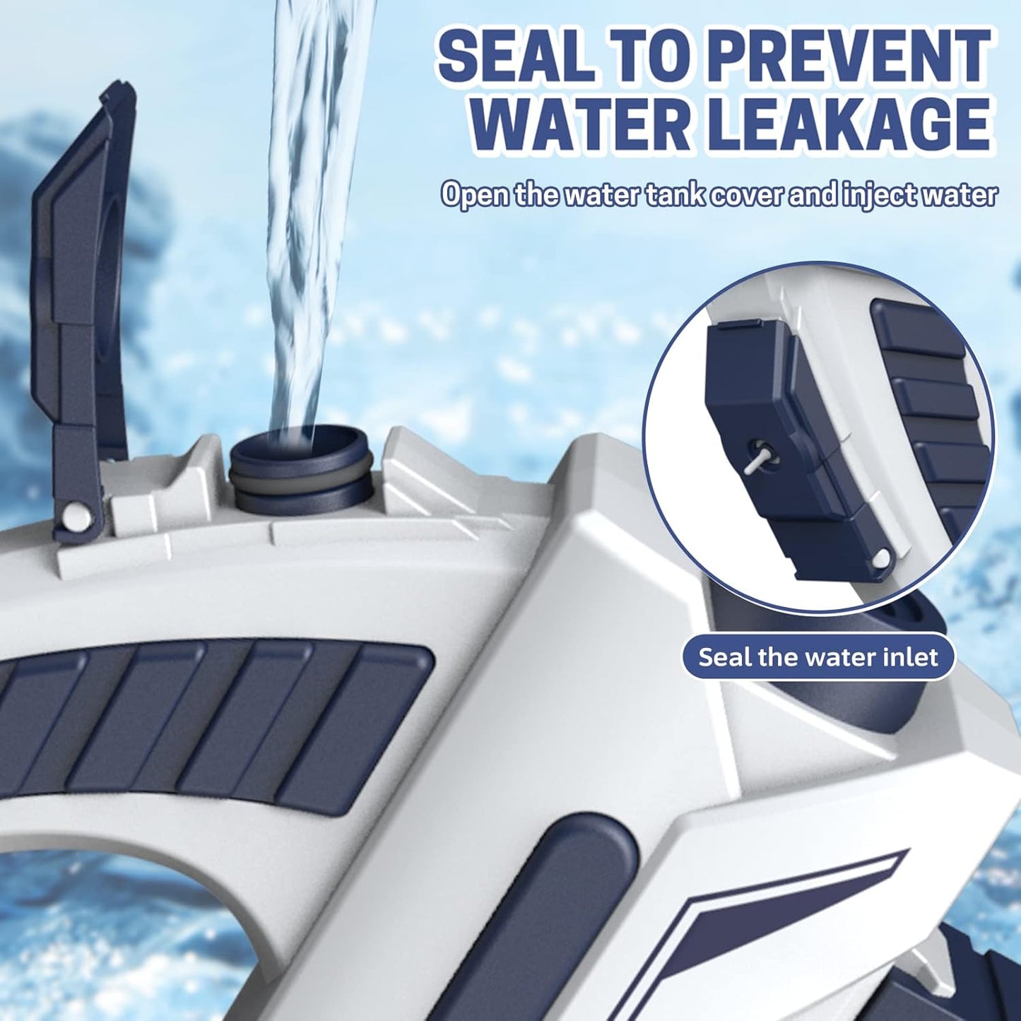 PISTOLA DE AGUA ELÉCTRICA RÁFAGA AUTOMÁTICA