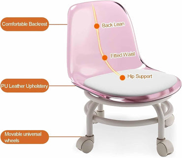 SILLA TABURETE PEQUEÑA CON RUEDAS HIDRÁULICO