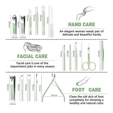 KIT MANICURE Y PREDICURE (12 Piezas)