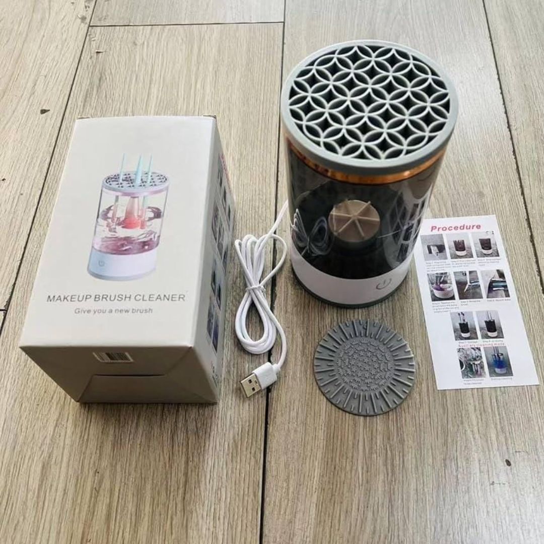 MÁQUINA LIMPIADORA DE BROCHAS MAQUILLAJE