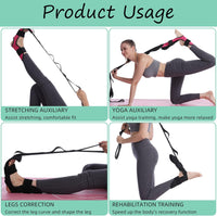 BANDA DE ESTIRAMIENTO DE PIERNAS PARA FISIOTERAPIA YOGA FIT