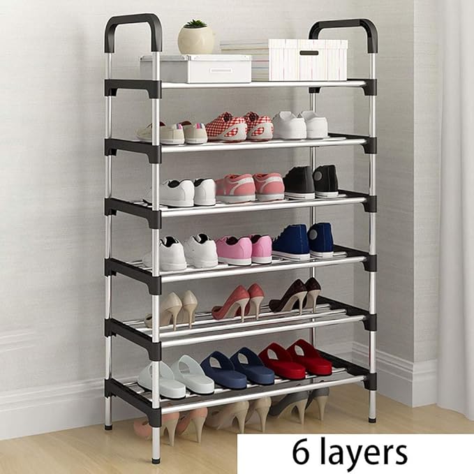 ORGANIZADOR ZAPATERO METÁLICO 6 NIVELES
