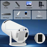 PROYECTOR MAGCUBIC HY300 PRO 4K ANDROID 11 WIFI LED 260 ANSI