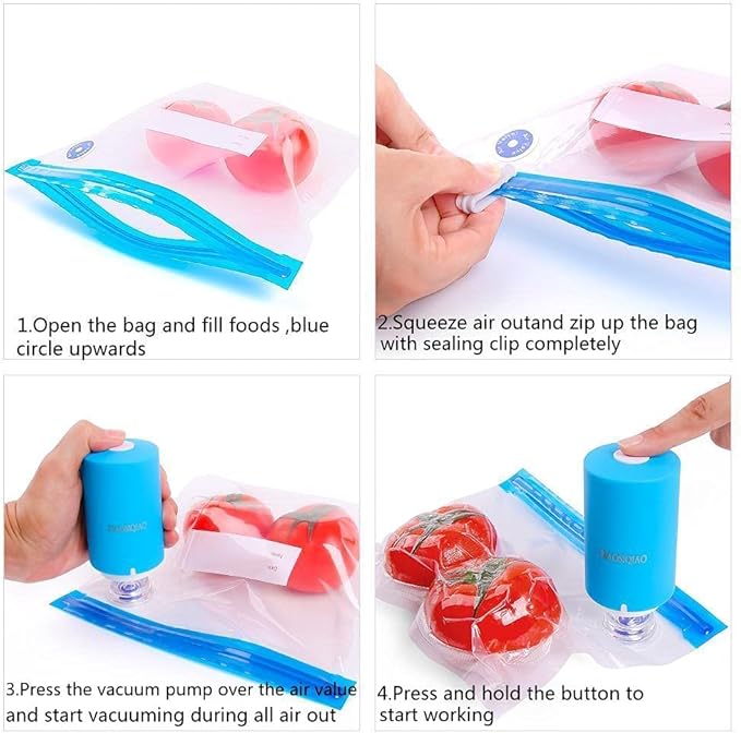 SELLADORA AL VACÍO RECARGABLE USB PARA ALIMENTOS